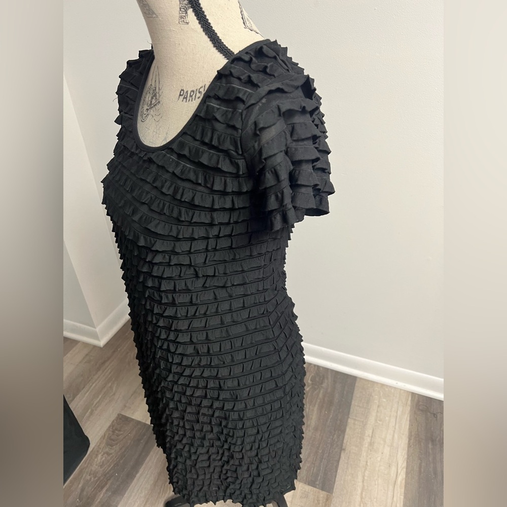 Y2K Black Ruffle Dress - Picture 3 of 15